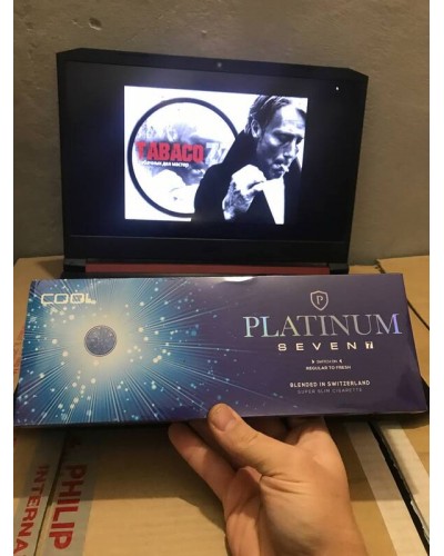 Platinum 7 Cool Superslims (ментол, кнопка)