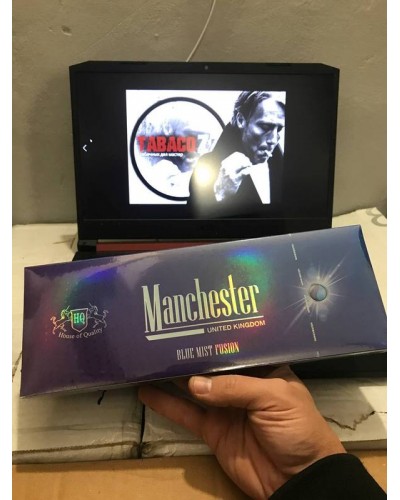 Manchester Blue Mist Superslims (черника, кнопка)