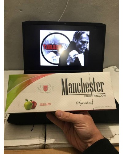 Manchester Double Apple Superslims (двойное яблоко)