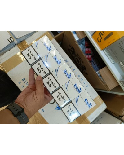 Winston Blue Superslims (Duty Free) Целофан