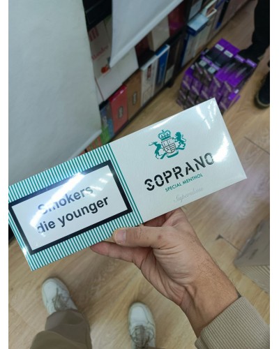 Soprano Special Menthol Superslims (ментол)