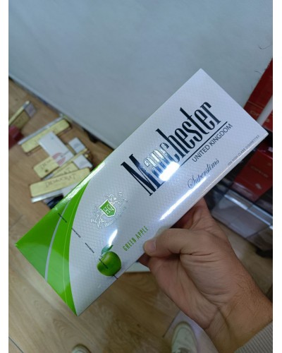 Manchester Green Apple Superslims (зеленое яблоко)