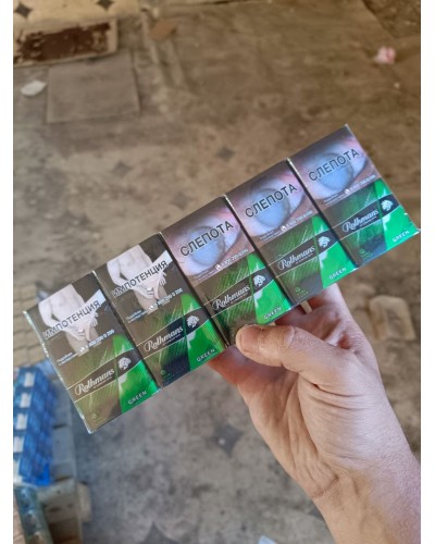 Rothmans QS Green Compact (зелёный чай, кнопка)